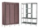 Складной каркасный тканевый шкаф Storage Wardrobe 88130, шкаф на три секции 130*45*175 - изображение 2