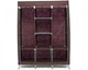 Складной каркасный тканевый шкаф Storage Wardrobe 88130, шкаф на три секции 130*45*175 - изображение 5