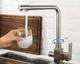 Смеситель для кухни на две воды WEZER PRO4C-02, нержавеющая сталь - изображение 2