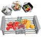 Корзина для кухонної мийки LIDZ 465x230x95мм із нержавіючої сталі сіра LIDZK01G - зображення 6
