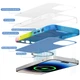 Кожаный чехол Figura Series Case with MagSafe для Apple iPhone 12 Pro Max (6.7") Blue Без бренда - изображение 4