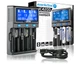 Универсальное ЗУ everActive UC4200, 4+2 каналов, Ni-Mh/Li-ion(4.2/4.35)/LFP/Крона, 220/12V, LED, Test, Box - зображення 9