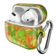 Пластиковий чохол для навушників Apple AirPods Pro (1/2 gen), 1/2/3/4 від Lex Altern (Зелений аксолотль, жовта водна саламандра) - зображення 4