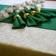 Подарочный набор дорожка на стол с салфетками Time Textile Kanzas Emerald (TT130368-pn) - изображение 2