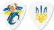 Медіатор DUNLOP TORTEX WEDGE CUSTOM PATRON 1.0 мм - зображення 1