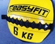 Медицинский мяч EasyFit Wall Ball 6 кг Желтый - изображение 2