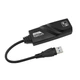 Перехідник мережевий Lucom USB3.0 A-RJ45 GigaLAN M/F 0.1m PC/MAC чорний(62.09.8072) - зображення 2
