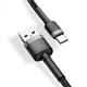 Кабель Type-C BASEUS Cafule 3м 2A CATKLF-UG1 black/grey - изображение 3
