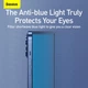 Защитное стекло BASEUS 0.3mm Full-screen and Full-glass anti-blue light для iPhone 12 Pro Max 6.7" (2pcs) (SGAPIPH67N-KQ01) - изображение 2