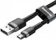 Кабель Baseus Cafule Cable USB for Micro 2.4A 1м Черный (CAMKLF-BG1) - изображение 4