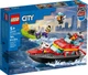 Lego City Рятувальний пожежний катер 60373 - зображення 1