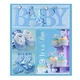 Альбом для новонароджених EVG Baby collage Blue UA 56 фото 10х15см. українською мовою - зображення 1