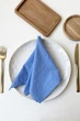 Салфетки из хлопка TouchableLinen 1 шт Голубой Хлопковые салфетки для сервировки стола 50х50 см - изображение 1