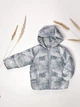Демисезонная куртка ZARA 92-98 см серо-синий артикул Л267 - изображение 1