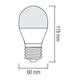 Лампочка LED Horoz (E27, 12W, 4200К, 1050 Лм) (001 006 0012 4200) - изображение 2