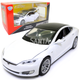 Іграшкова машинка металева Tesla «АвтоСвіт» Тесла білий, світло, звук, 15*4*5 см, (AS-2829) - зображення 1
