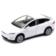 Машинка игровая автопром Tesla металл, 16, белый, свет, звук, двери открываются (6603) - изображение 3