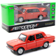Машинка игровая автопром «ВАЗ-2106» Красный со световыми и звуковыми эффектами (7642) - изображение 1