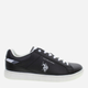 Чоловічі кеди низькі U.S. Polo Assn Sneaker ROKKO001MBY1 42 Чорні (8055197315767) - зображення 1