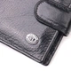 Мужской кошелек ST Leather из натуральной кожи с монетницей и хлястиком (bg194fash09) - изображение 8