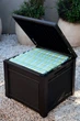 Стол-сундук Keter Cube Rattan 208 л Коричневый (7290106924840) - изображение 2