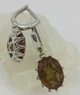 Серьги из серебра с султанитом ( 096453/82) - изображение 3