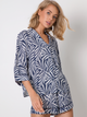 Піжама (сорочка + шорти) Aruelle Lizzie pajama short M Сіра (5903815468025) - зображення 1