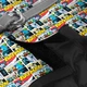 Шлея для собак м'який з QR паспортом, малюнок "Бетмен комікс" Waudog S1 (zoo0000798) - зображення 3