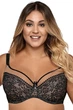 М'який мереживний бюстгальтер чорний AVA 85G 1396 - изображение 1