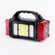 Фонарь аккумуляторный с функция PowerBank Hurry Bolt HB-1678 Светильник с солнечной панелью IP44 Красный - изображение 3