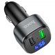 АЗП з FM-модулятором HOCO E67 Fighter QC3.0 18W car BT FM transmitter Black (6931474762122) - изображение 5