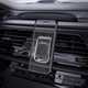 Автотримач для телефона HOCO CA74 Universe air outlet magnetic car holder Black+Silver (6931474733924) - изображение 5