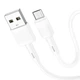Кабель Hoco X83 USB – micro-USB 2.4 А 1 м білий - изображение 3