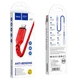 Кабель HOCO X59 USB to iP 2.4A, 1m, nylon, TPE connectors, Red (6931474744876) - изображение 5