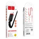 Кабель HOCO X59 USB to Type-C 3A, 1m, nylon, TPE connectors, Black - зображення 2