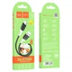 Кабель HOCO X82 USB to Type-C 3A, 1m, silicone, silicone connectors, Black (6931474768575) - зображення 4