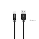 Кабель HOCO X14 USB to iP 2A, 2m, nylon, алюминиевые подключения, Black - изображение 1