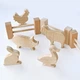 Деревянный игровой набор "Фигурки животных" Igroteco 900521, 17 деталей - изображение 3