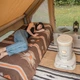 Плед ковдра Naturehike Outdoor Warm Geometric NH20FS036 коричневий - зображення 2
