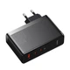 Сетевое зарядное устройство Baseus GaN5 Pro 3 порта, USB + Type-C 140W + кабель Type-C/Type-C 1М (CCGP100201) - изображение 3