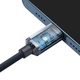 Кабель Baseus Crystal Shine Series Fast Charging Data Cable Type-C to iPhone 20W 1.2m Black - изображение 4