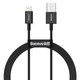 Кабель Baseus Superior USB 2.0 to Lightning 2.4А 1M Чорний (CALYS-A01) - изображение 1