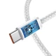 Кабель Baseus Dynamic Type-C to Type-C 100W 1M Белый (CALD000202) - изображение 5