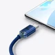 Кабель Baseus Crystal Shine USB 2.0 to Type-C 100W 1.2M Синій (CAJY000403) - зображення 5