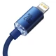 Кабель Baseus Crystal Shine Series Fast Charging Data Cable Type-C to iPhone 20W 1.2m Blue - изображение 5