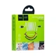 Кабель зарядки HOCO X21 Plus Silicone (2.4A) (1M) та синхронізації для Apple Lightning to USB для iOS пристроїв iPhone Жовтий - изображение 2