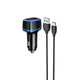 Зарядне автомобільне BOROFONE BZ14 Max (2USB 2.4A) Type-C Чорний - изображение 1