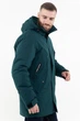 Мужская куртка Avecs XL (52) 70474/27 Темно-зеленый - изображение 3