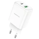 Зарядне мережеве BOROFONE BN4 Potential (PD 20W) (1USB 3A 18W QC3.0) Білий - изображение 1
