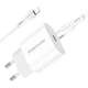 Зарядне мережеве BOROFONE BA61A Origin (PD 2.1A) Lightning-Type-C Білий - изображение 3